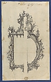 Pier Glass Frames, in Chippendale Drawings, Vol. I, Thomas Chippendale (British, baptised Otley, West Yorkshire 1718–1779 London), Black ink, gray ink, gray wash