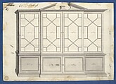 Chippendale Drawings, Vol. II, Thomas Chippendale (British, baptised Otley, West Yorkshire 1718–1779 London), Pen and black ink, brush and gray wash