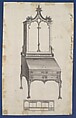 Chippendale Drawings, Vol. II, Thomas Chippendale (British, baptised Otley, West Yorkshire 1718–1779 London), Pen and black ink, brush and gray wash