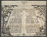 Wilton Garden, Isaac de Caus  British, Illustrations: etching