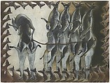 Deers (venados), Francisco Toledo  Mexican, Color etching and aquatint