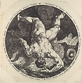 Tantalus, from "The Four Disgracers", Hendrick Goltzius  Netherlandish, Engraving