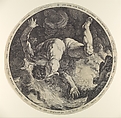 Ixion, from "The Four Disgracers", Hendrick Goltzius  Netherlandish, Engraving; first state