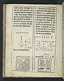 De Arithmetica, Filippo Calandri (Italian, 15th century), Printed book with woodcut illustrations