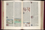 The Malermi Bible, vol. II, Niccolò Malèrmi (Italian, ca. 1420–1481), Printed book with woodcut illustrations, hand-colored