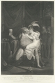 Doll Tearsheet, Falstaff, Henry and Poins (Shakespeare, King Henry IV, Part 2, Act 2, Scene 4), William Satchwell Leney (American (born England), London 1769–1831 Longue Pointe, near Montreal), Stipple engraving; third state of three