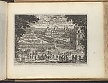 Autre Veüe de la Cour de Fontaines et la Galerie d'Ulisse à Fontaine-bleau, Adam Perelle  French, Etching