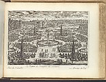 Le Parterre de l'Orangerie de Chantilly, Adam Perelle  French, Etching