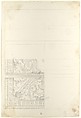 Design for Ceiling, Workshop of Leonardo Marini (Italian, Piedmontese documented ca. 1730–after 1797), Graphite or leadpoint with ruled and compass construction