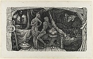 The Chamber Idyll, Edward Calvert  British, Wood engraving
