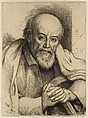 Portrait of Samuel Palmer, Charles West Cope  British, Etching