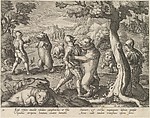 Bear Hunt, from "Venationes Ferarum, Avium, Piscium...", Jan van der Straet, called Stradanus  Netherlandish, Engraving