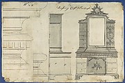 Chippendale Drawings, Vol. II, Thomas Chippendale (British, baptised Otley, West Yorkshire 1718–1779 London), Pen and black ink, brush and gray wash