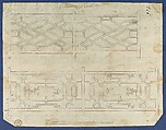 Chinese Railing, from Chippendale Drawings, Vol. II, Thomas Chippendale (British, baptised Otley, West Yorkshire 1718–1779 London), Black ink