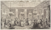 Le Bal Paré, Antoine Jean Duclos (French, Paris 1742–1795 Paris), Proof with etching and engraving; second state of four (Bocher)