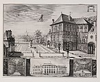 View of the Garden of the Rubenshuis, Antwerp, Engraved by Jacobus Harrewijn (Dutch, 1660–after 1732), Engraving
