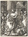 Christ Expelling the Money Lenders, from "The Small Passion", Albrecht Dürer  German, Woodcut