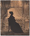 Portrait of a Woman before a Window, William Henry Brown American, Cut paper against a lithographic background
