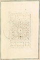 Drawings for Ceilings and Wall Elevations, James Wyatt (British, Weeford, Staffordshire 1746–1813 near Marlborough, Wiltshire), Pen and ink, brush and wash, watercolor, over graphite