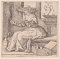 Vanity, Enea Vico Italian, Engraving