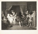 The Death of Leonardo da Vinci, Joseph Théodore Richomme (French, Paris 1785–1849 Paris), Etching and engraving