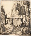 Saint Jerome by the Pollard Willow, Albrecht Dürer (German, Nuremberg 1471–1528 Nuremberg), Drypoint