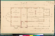 A. J. Davis, Scrapbook VI, Alexander Jackson Davis (American, New York 1803–1892 West Orange, New Jersey), Bound pages mounted with drawings and prints
