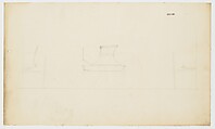 Carriage Draft Book 1893–1905, Brewster &amp; Co. (American, New York), Red ink grid and graphite drawings. Some drawings include notations in graphite and red and black ink.