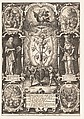 Typus Utriusque S. Legis, Hieronymus (Jerome) Wierix (Netherlandish, ca. 1553–1619 Antwerp), Engraving