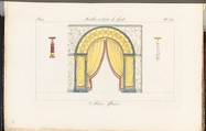Collection de Meubles et Objets de Goût, vol. 1, Edited by Pierre de La Mésangère (French, Pontigné 1761–1831 Paris), Engraving, hand-colored