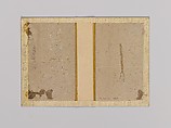 House and Hearth, Alice Cordelia Morse (American, Ohio 1863–1961), Beige cloth covered boards with light and dark brown and gold decoration