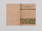 Lord Arthur Savile's Crime and Other Stories, Alice Cordelia Morse  American, Brown cloth covered boards with green and yellow decoration
