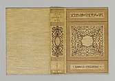 Seth's Brother's Wife: A Study of Life in the Greater New York, Alice Cordelia Morse  American, Gold cloth over boards with brown and gold decoration