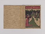 The Missing Prince, Alice Cordelia Morse  American, Beige cloth covered boards with red, green and black decoration