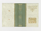 Landscape Gardening: notes and suggestions on lawns and lawn planting, laying out and arrangement of country places, large and small parks, cemeteries and railway station lawns, etc., Alice Cordelia Morse American