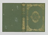 Strolls by Starlight and Sunshine, Alice Cordelia Morse  American, Green cloth over boards with gold decoration