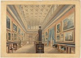 The Flemish Picture Gallery, the Mansion of Thomas Hope, Duchess Street, Portland Place, Robert William Billings British, Watercolor