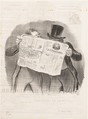 Advice to Subscribers, published in Le Charivari, April 1, 1840, Honoré Daumier  French, Lithograph; first state of two (Delteil)