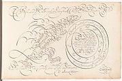 T'Magazin oft Pac-huys der Loffelÿcker Penn-const (The Store Room or Ware House of the Praiseworthy Art of the Pen), David Roelands (Netherlandish, active 17th century), plates: etching, woodcut