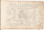 T'Magazin oft Pac-huys der Loffelÿcker Penn-const (The Store Room or Ware House of the Praiseworthy Art of the Pen), David Roelands (Netherlandish, active 17th century), plates: etching, woodcut