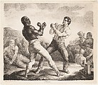 Boxers, Théodore Gericault (French, Rouen 1791–1824 Paris), Lithograph