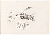 Spieghel der Schryfkonste...(Mirror of the Art of Writing), Jan van de Velde I (Netherlandish, Antwerp 1568–1623 Haarlem), Plates: etching and woodcut