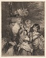 Lady Smith and her Children, Francesco Bartolozzi  Italian, Stipple engraving and etching; third (?) state of five