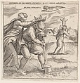 Predestination, Enea Vico Italian, Engraving