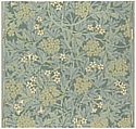 Jasmine, William Morris  British, Block-printed in distemper colors