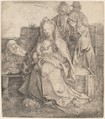 The Holy Family, Albrecht Dürer (German, Nuremberg 1471–1528 Nuremberg), Drypoint