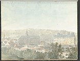 Sketchbook of a Journey to the Château d'Eu, Pierre François Léonard Fontaine (French, Pontoise 1762–1853 Paris), Sketchbook with thirty watercolors, with pen and ink