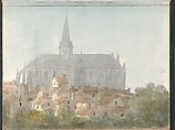 Sketchbook of a Journey to the Château d'Eu, Pierre François Léonard Fontaine (French, Pontoise 1762–1853 Paris), Sketchbook with thirty watercolors, with pen and ink