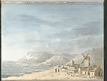 Sketchbook of a Journey to the Château d'Eu, Pierre François Léonard Fontaine (French, Pontoise 1762–1853 Paris), Sketchbook with thirty watercolors, with pen and ink