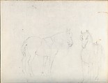Sketchbook of a Journey to the Château d'Eu, Pierre François Léonard Fontaine (French, Pontoise 1762–1853 Paris), Sketchbook with thirty watercolors, with pen and ink